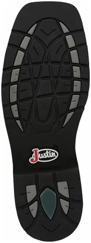 Justin Men's Driller Western Work Boot Steel Toe Dark Brown 11.5 EE US | Image 6