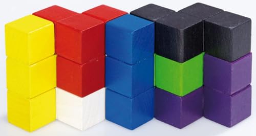 Betzold - Soma-Würfel bunt - Räumliches Denken lernen Geometrie Lernspiel Mathematik