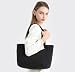 Covelin Lightweight Puffy Tote Bag for Women - Spacious, Versatile, and Practical Everyday Carry-All Black