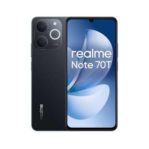 realme Note 70T Smartphone, 4+256GB, Batteria di lunga durata da