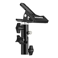 NEEWER Fotostudio Hochleistungs Metallklemmhalter mit 5/8 Lampenstativ Befestigung für Reflektor