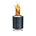 Solo Stove Mesa, 5.1 Inch Tabletop Fire Pit with Stand - Smokeless, Stainless Steel Fire Pit for Camping, Outdoor & Patio- Wood Burning or Pellet Fueled Portable Bonfire, 1.4lbs, Gunmetal