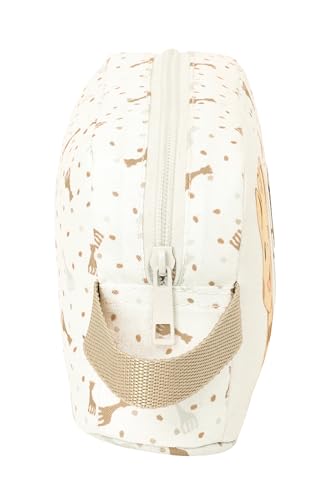 SOPHIE LA GIRAFE HONEY - Thermo-Frühstückstasche, Thermo-Frühstück, Qualität und maximale Widerstandsfähigkeit, für Mahlzeiten, Erholung, 21,5 x 6,5 x 12 cm, hellbeige, Hellbeige, Estándar, Casual