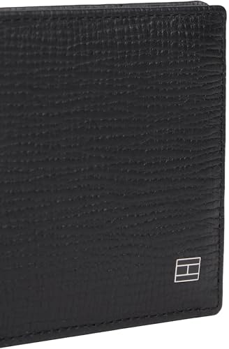TOMMY HILFIGER Herren Flag Mini Leder Geldbörse, Schwarz (Schwarz), Einheitsgröße – Ansicht 3