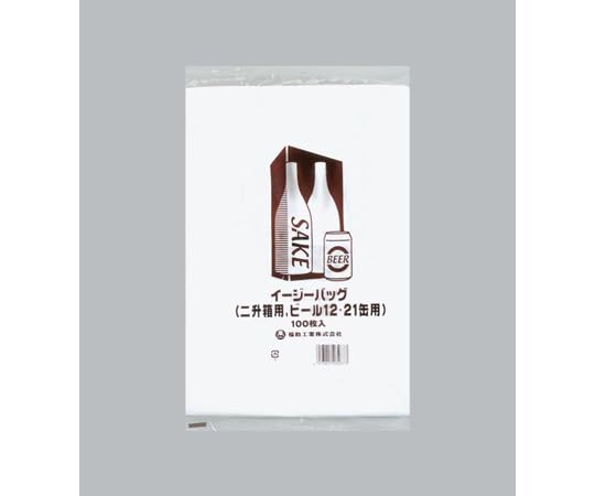 福助工業 レジ袋 イージーバッグ 二升箱用 1ケース 100個&times;5セット入 00446694