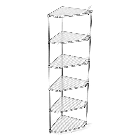 pouseayar 6 Tier Corner Shelf Cover