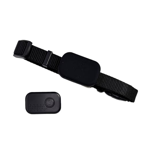 Generico GPS Localizzatore per Gatti e Cani, Tracker Mini per Animali Domestici Senza Abbonamento, Collare Regolabile Impermeabile IP67, Batteria a Lunga Durata, con iOS e Android (Nero)
