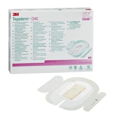 3 M Tegaderm I.V. Advanced Securement Dressing 1683, 6.5 cm x 7 cm | 100 per box