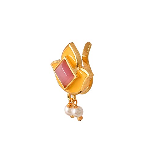 Lotus Plated Nose Ring - Forever More