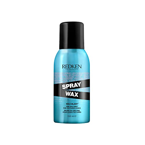 Redken, Cera invisible en spray de alto impacto para fijar y dar forma al cabello, Acabado satinado-mate, Wax Blast, 150ml