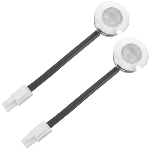 DIYEAH 2 StüCk Led Motorhauben-Leuchte FüR Dunstabzugshaube Versiegeltes Design Gegen Fett Helle Unterschrankbeleuchtung FüR KüChe ErsatzglüHbirnen FüR Dunstabzugshauben Kompaktes Haubenlicht