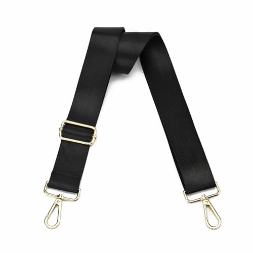 Image of Purse Strap Gold Hardware Replacement Crossbody Bag Strap, Wide Adjustable Shoulder Strap