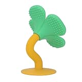 Baby Teether, Unique Shape Food Grade Silicone Material Pain Relief Baby Teething Toy Ergonomically
