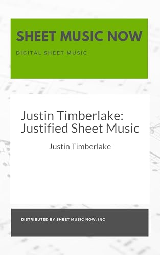 Justin Timberlake: Justified Sheet Music