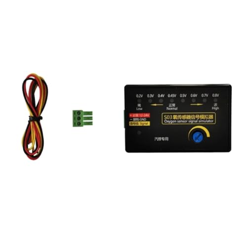 Gundhgstrr Simulador de Señal de Sensor de Prueba de Oxígeno Automático Tipo S03, Cuatro Cables, 0,2 V - 0,8 V, Señal Ajustable, Instrumento Especial.