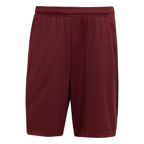 Image of adidas Tr-ES PIQ 3Sho Men Blue Training Shorts Size -