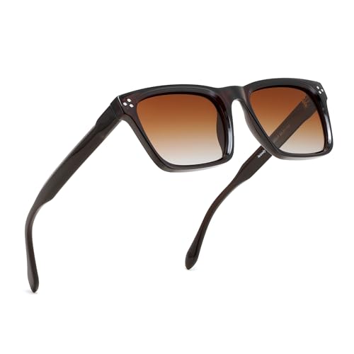 FEISEDY Square Sunglasses For Men Women Polarized Trendy Chunky Thick Frame Rectangle Shades Sun Glasses UV400 B02943