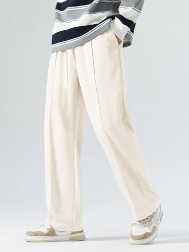 Image of GRECIILOOKS Men's Lycra Cargo Track Pants - Loose Fit Joggers for Men | Korean Style Travel & Home Wear with Pockets (Available in Plus Size)