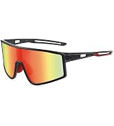 KesaPlan Polarized Sports Sunglasses for Men Women, Baseball Cycling Fishing Running Sun Glasses ...