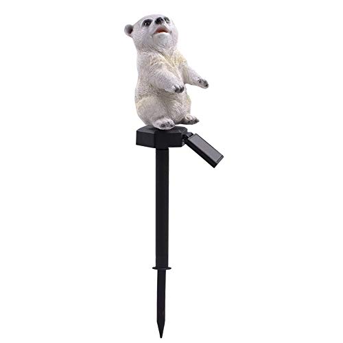 Extérieur étanche Ours Polaire Lampes de Jardin Lampes solaires de Nuit à l'énergie Solaire pelouse Lampe de Jardin Paysage Décor Solaire LumièRes Lampe Solaire