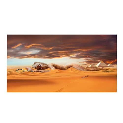 Paysage Égypte dieux désert toile Yooyu encadrée