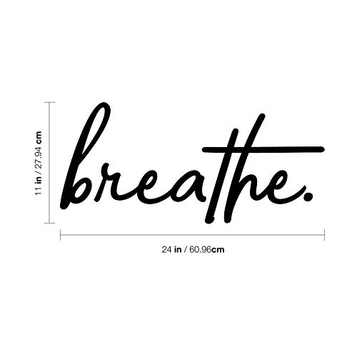 Vinilo decorativo pared frase 11" x 24" miniatura 2