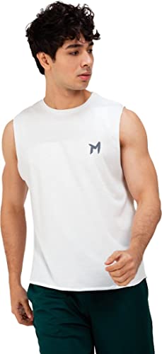Image of Solid Sleeveless Cotton Regular Fit Mens Stylish Top Tanks Vest T-Shirt (Combo Pack of 2)