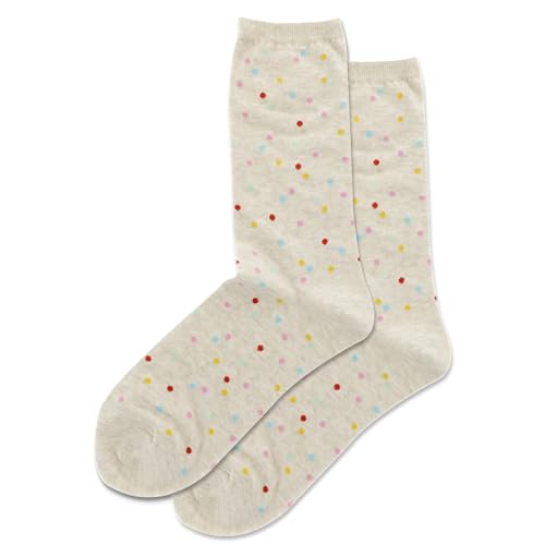 Image of Hot Sox Women's Novelty Geometric Pattern Crew
