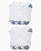IZOD Men's Low Cut Socks - 12 Pack Athletic No Show Socks for Men (6-12.5), Size 6-12.5, All White