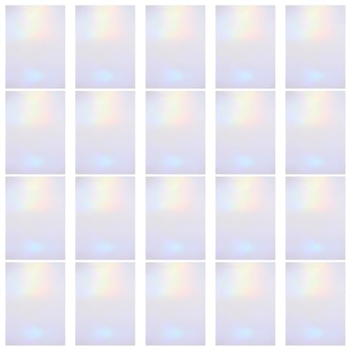 Película autoadhesiva A4 holográfica para evitar manchas de agua en manualidades