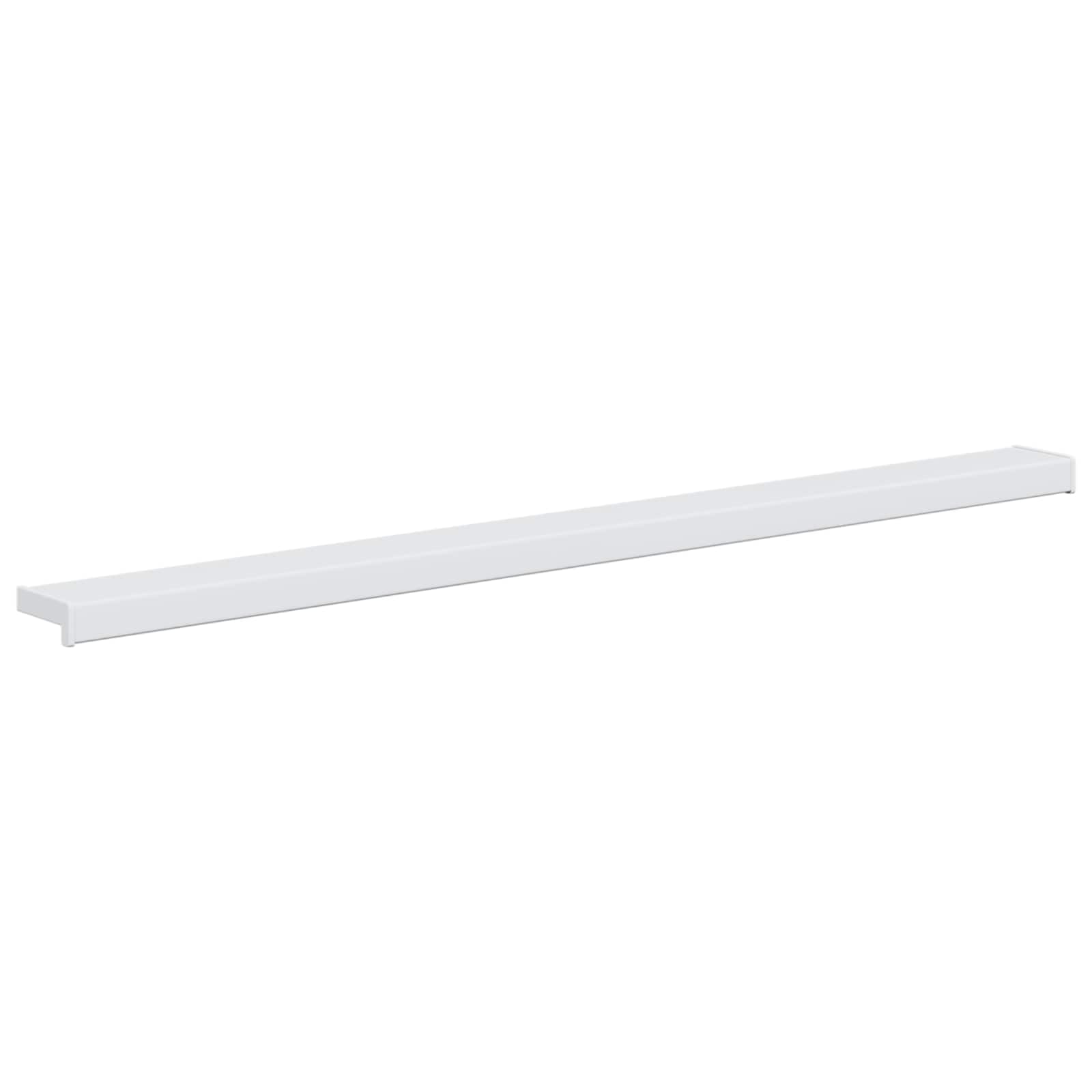 vidaXL Appui de fenêtre Blanc 120 x 10 x 4,5 cm PVC