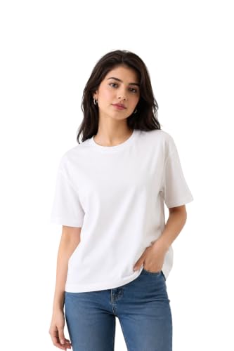 Image of Women's Plain Cotton T-Shirt