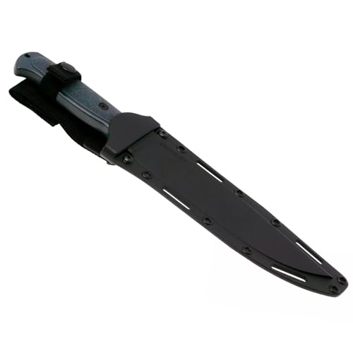 Image of COLD STEEL Drop Forged Survivalist 8 inch 52100 High-Carbon Steel Clip Point Fixed Blade EDC Tactical Hunting Utility Knife, 5 inch Ergonomic Handle, Weather-Resistant Secure-Ex Sheath