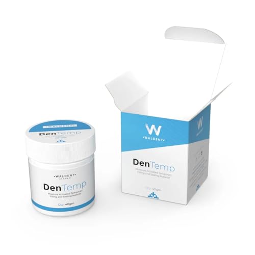 Waldent DenTemp Moisture Activated Temporary Filling & Sealing Material | Emergency Dental Repair | Quick & Easy Tooth Filling | Non-Toxic & Durable