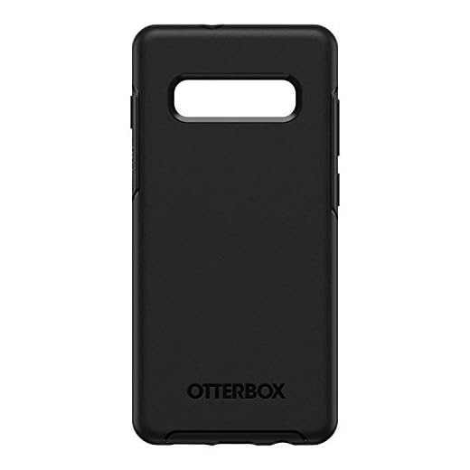 OtterBox Symmetry, slimmad skydd för Samsung S10+, Svart