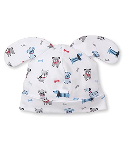 Kissy Kissy Baby-Boys Infant Furr-Ever Print Hat-Multicolored-Small Light Blue