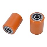 DongJinK 2 PCS Load Wheel Kit Compatible with Clark For Big Joe WPT 45 WPT45 Electric Pallet Jack Lift Truck ‎WPT45