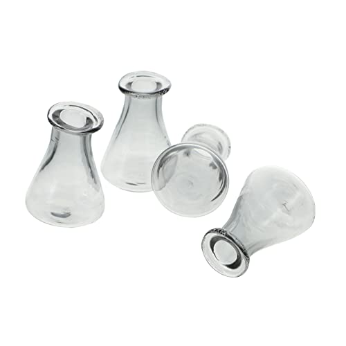 UKCOCO botella a la jars delgado boticario botellas de deseos minibotellas de vidrio botellas de almacenamiento adornos colgantes Light Grey