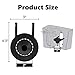 1 Pack 2-inch Universal Toilet Tank Flapper, Long Lasting All Rubber Seal Flapper Replacement Compatible with American Standard(Black)