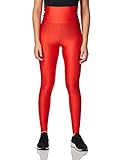 American Apparel Women's Nylon Tricot High Waist Legging, Poppy, X-Small
