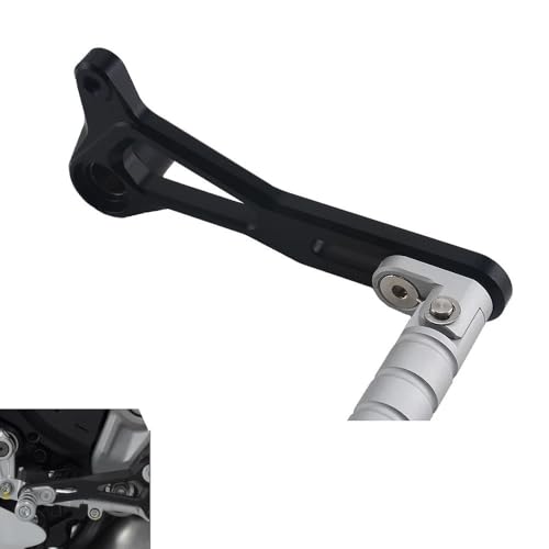 Levier vitesses réglable argenté haute précision avec tige de sélection quick shifter