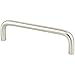 Berenson Zurich Series 4" Center to Center Cabinet Wire Pull, Brushed Nickel