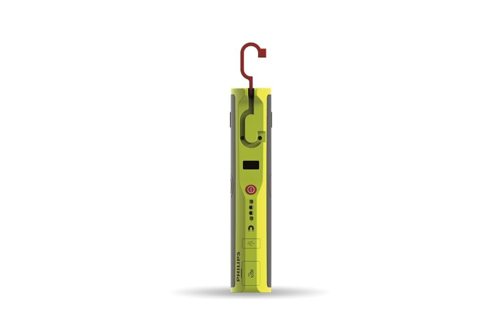 Philips Xperion 6000 UV Pillar lampa robocza LED, wysokiej jakości lampa warsztatowa wielokrotnego ładowania, lampa ręczna, rozkładane pole świetlne o jasności 500 lm, dodatkowe światło punktowe i