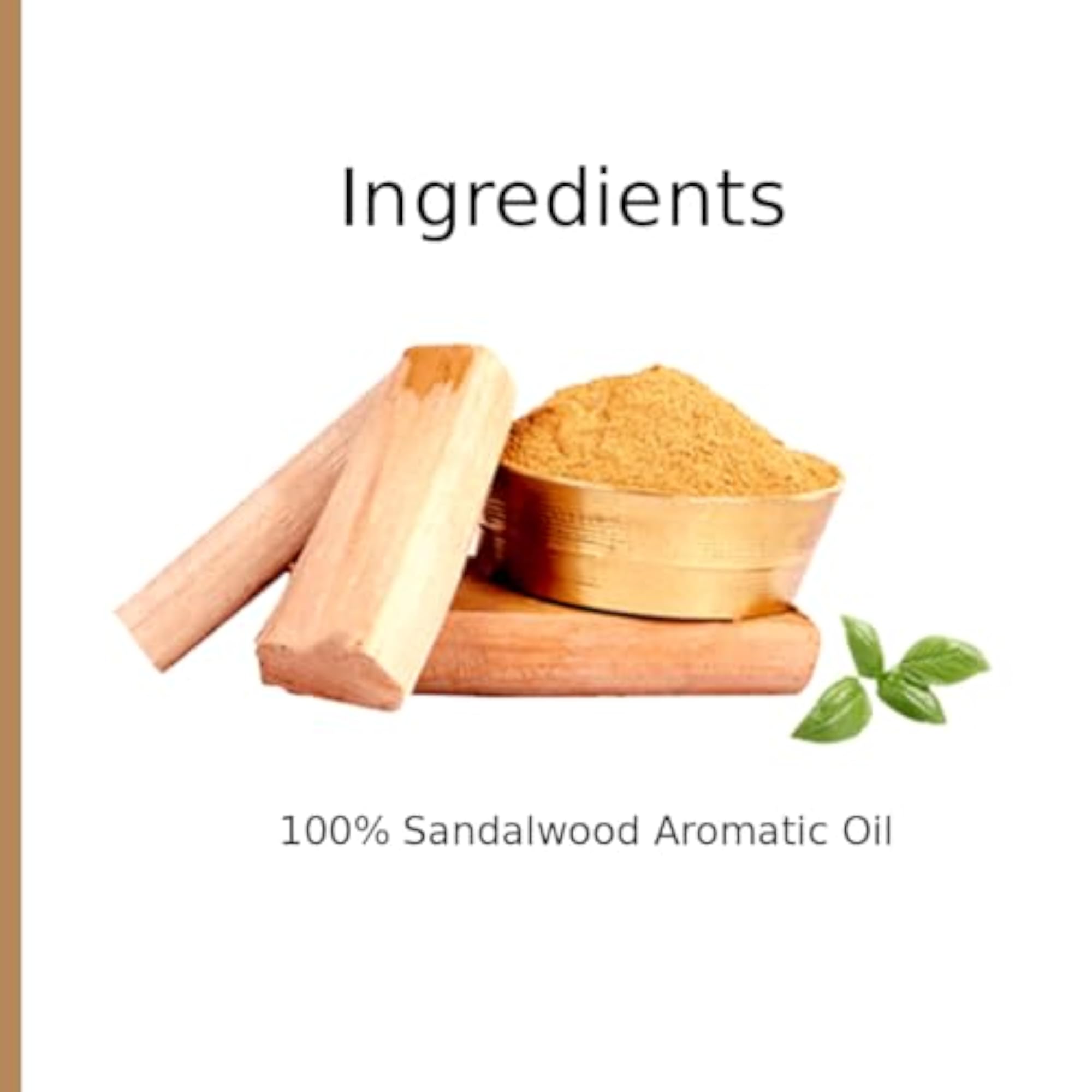 TBN 100% Pure Sandalwood Essential Oil for Skin and Bathing