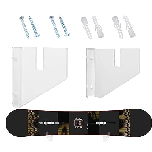 Suporte para skate,skate em acrílico transparente durável | skate, rack snowboard para longboard pen
