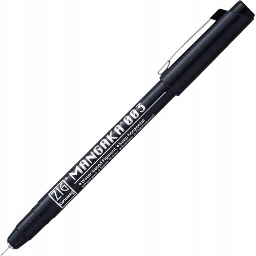 Kuretake Zig Mangaka 003 stylo dessin encre noire pointe ultra fine manga