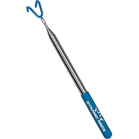 Dynamic Discs Dynamic Retriever | Telescoping Disc Golf Retriever | Disc Golf Grabber Tool with Hook | 16' Telescoping Ability | Frisbee Retrieving Device | Great Disc Golf Accessories | Cover