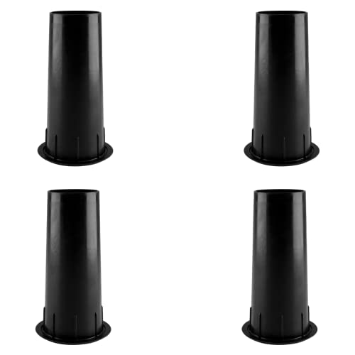 Waziaqoc 4Pcs Speaker Port Tubes, Abs Plastic Speaker Box Port Tube Bass Air Ports, 2 Inch Mounting Diameter, Black #TOP6