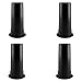 Waziaqoc 4PCS Speaker Port Tubes, ABS Plastic Speaker Box Port Tube Bass Air Ports, 2 Inch Mounting Diameter, Black