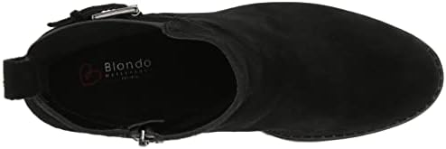 Blondo Women's Waterproof Treasure Fashion Boot, Black Suede, 8 | Image 4